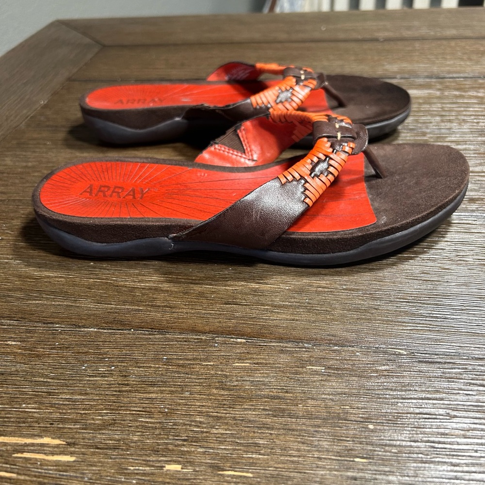 Array boho leather sandals size 8 narrow - Picture 6 of 8